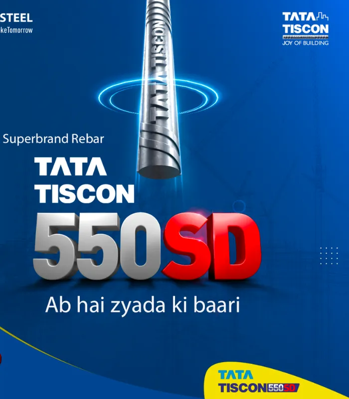 Tata Tiscon 550 SD 12 MM TMT Rebar
